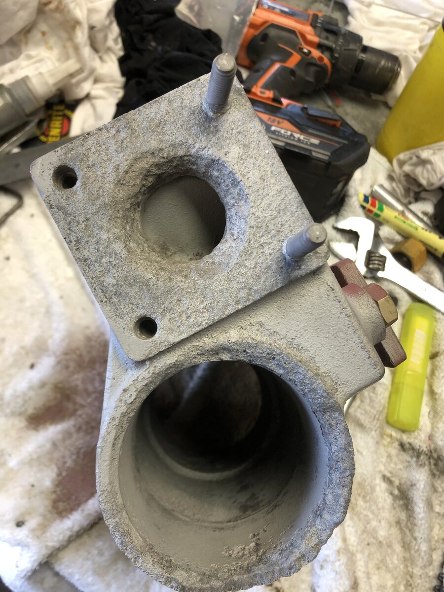 Kubota Heat Exchanger — Before & After — Before